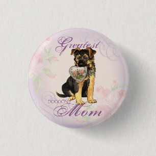 Badge Rond 2,50 Cm Mère cardiaque GSD