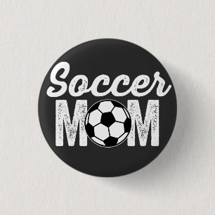 Badge Rond 2,50 Cm mère de football