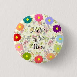Badge Rond 2,50 Cm Mère de la mariée
