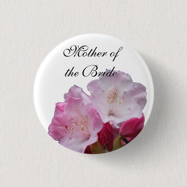 Badge Rond 2,50 Cm mère de la mariée/mariée (Devant)