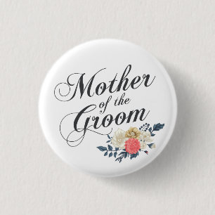 Badge Rond 2,50 Cm Mère du Mariage de la chambre  Bouton de la broch