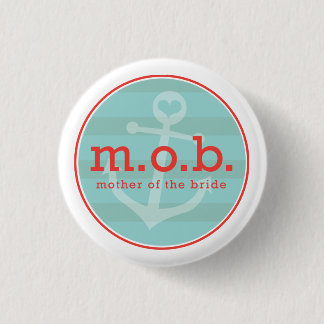 Badge Rond 2,50 Cm Mère du marin de jeune mariée