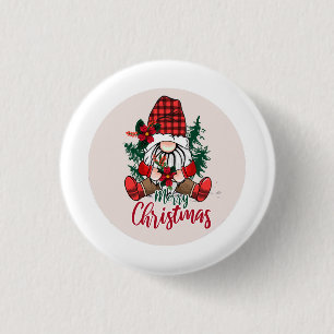 Badge Rond 2,50 Cm Merry Christmas from Gnome !