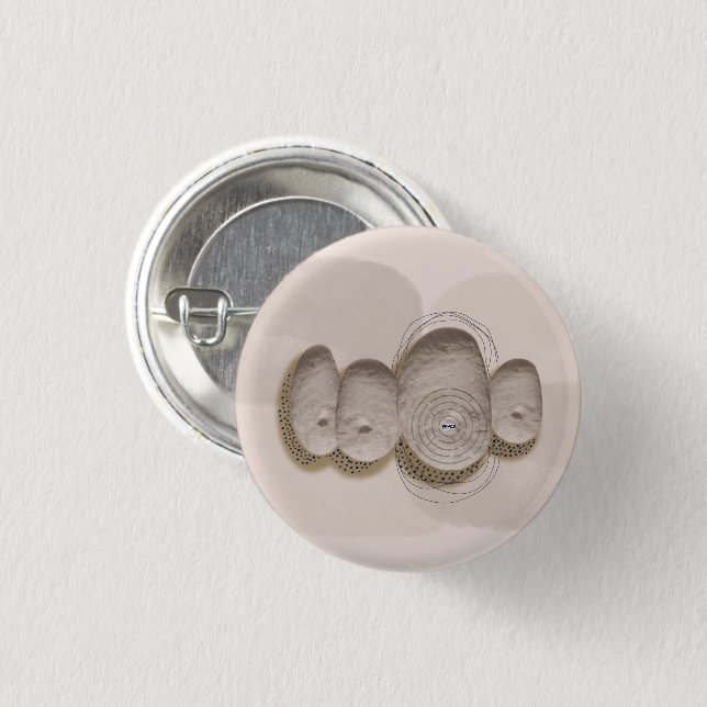 Badge Rond 2,50 Cm métaphore_1_paix intérieure (Devant & derrière)