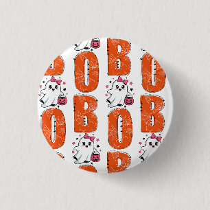 Badge Rond 2,50 Cm Mignon design Halloween de fantôme Kawaii “Boo”