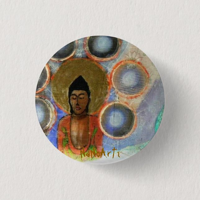 Badge Rond 2,50 Cm Mini bouton (Devant)