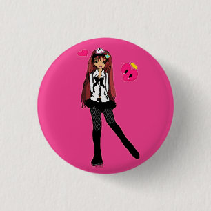 Badge Rond 2,50 Cm Mini bouton de KiKi