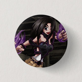 Badge Rond 2,50 Cm Mini bouton de PELLE