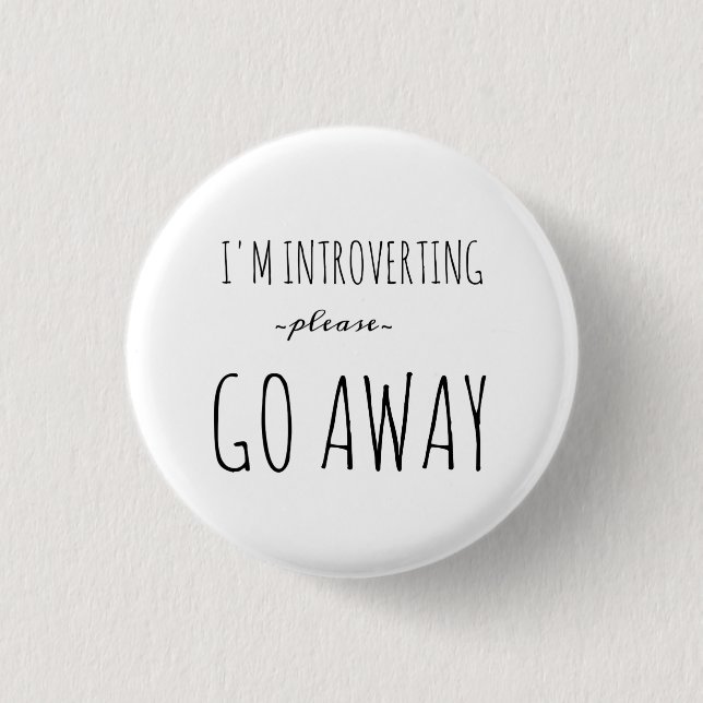 Badge Rond 2,50 Cm Mini bouton introverti (Devant)
