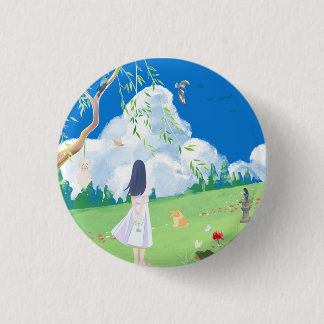 Badge Rond 2,50 Cm Minimal Morning