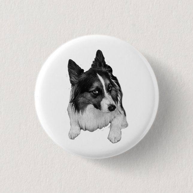 Badge Rond 2,50 Cm Minuscule pinceau Bell (Devant)