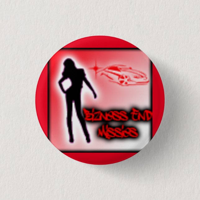 Badge Rond 2,50 Cm Missiles de fin de fissure (Devant)