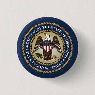 Badge Rond 2,50 Cm Mississippi