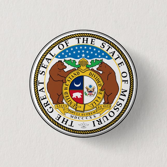 Badge Rond 2,50 Cm Missouri (Devant)