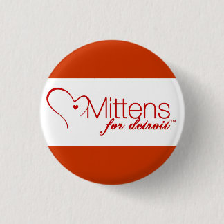 Badge Rond 2,50 Cm Mitaines pour le bouton de Detroit Pinback