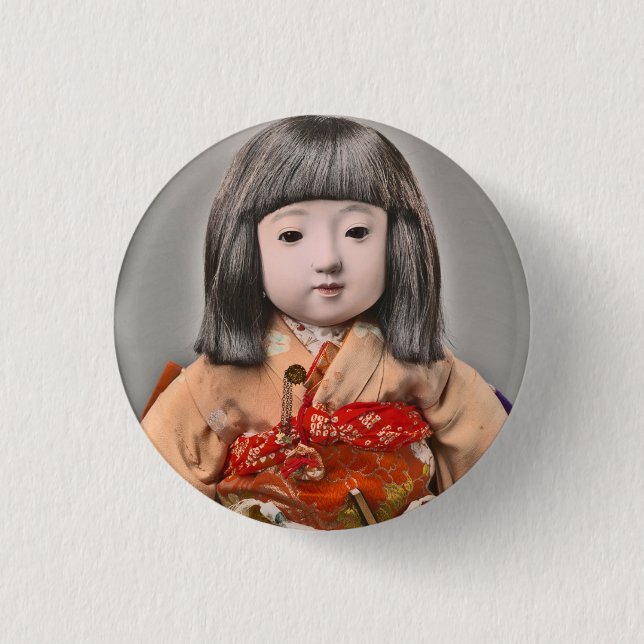 Badge Rond 2,50 Cm Mlle Chosen Button (Devant)