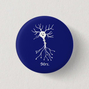 Badge Rond 2,50 Cm Mme Neurone