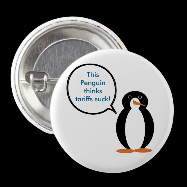 Badge Rond 2,50 Cm Mme Penguin Dit Que Les Tarifs Chauffent (Créateur téléchargé)