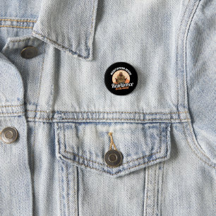 Badge Rond 2,50 Cm Mode Méditation Bigfoot Résilience Activée