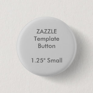 Badge Rond 2,50 Cm Modèle blanc à petit bouton rond personnalisé d