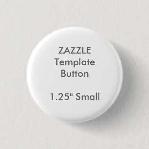 Badge Rond 2,50 Cm Modèle blanc à petit bouton rond personnalisé d
