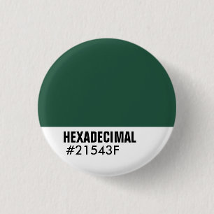 Badge Rond 2,50 Cm Modèle couleur HEXADECIMAL - Customisé