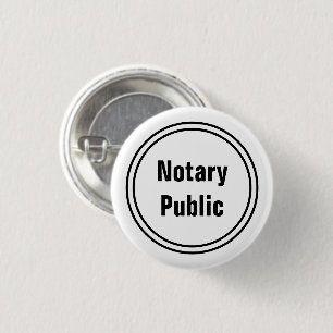 Badge Rond 2,50 Cm Modèle de texte noir et blanc