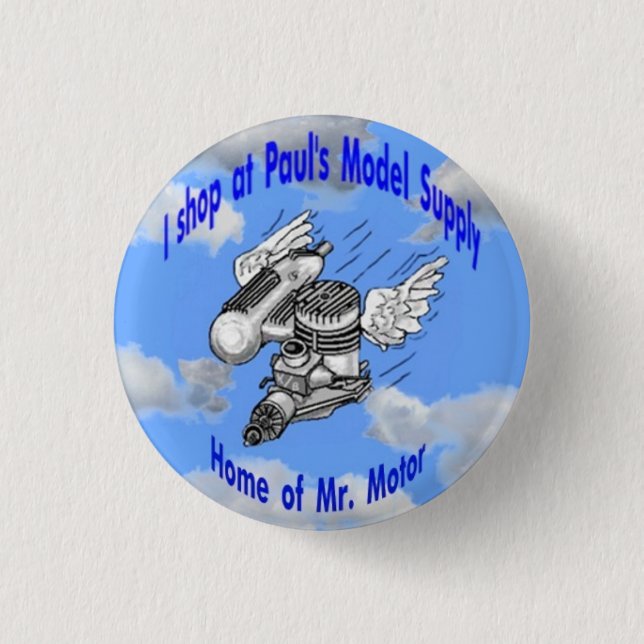 Badge Rond 2,50 Cm Modèle Suppy de bouton de M. Motor (Devant)
