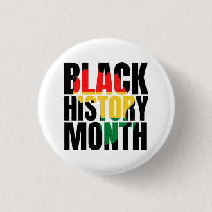 Badge Rond 2,50 Cm Mois de l'histoire des Noirs