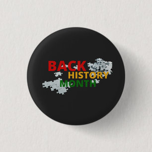 Badge Rond 2,50 Cm mois d'histoire noire