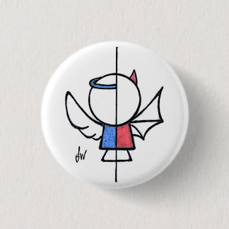 Badge Rond 2,50 Cm Moitiés