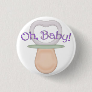 Badge Rond 2,50 Cm Mon bébé ! Conception du Pacifique