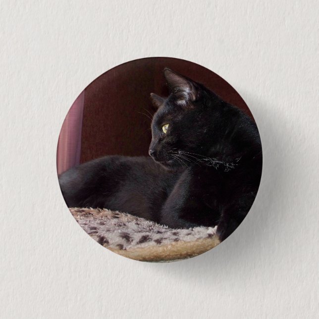 Badge Rond 2,50 Cm Mon garçon, Charlie Button (Devant)