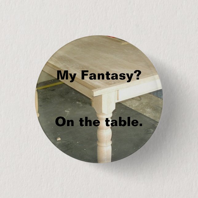 Badge Rond 2,50 Cm Mon imaginaire - dessus de table (Devant)