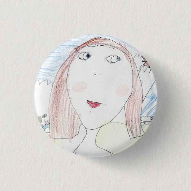 Badge Rond 2,50 Cm Mona Lisa (Devant)