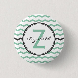 Badge Rond 2,50 Cm Monogramme en bon état de Chevron