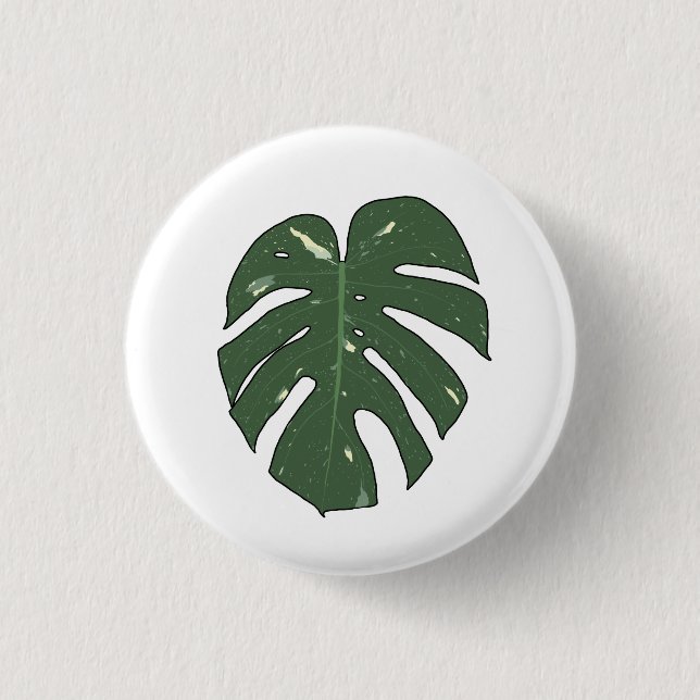 Badge Rond 2,50 Cm Monstera Thai Constellation (Devant)