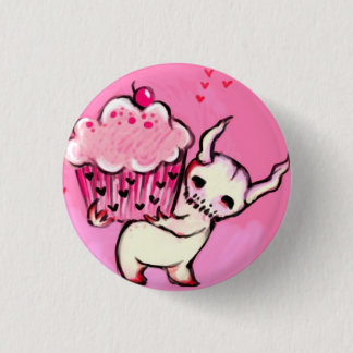 Badge Rond 2,50 Cm Monstre de petit gâteau