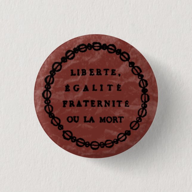 Badge Rond 2,50 Cm mort de La d'OU (Devant)