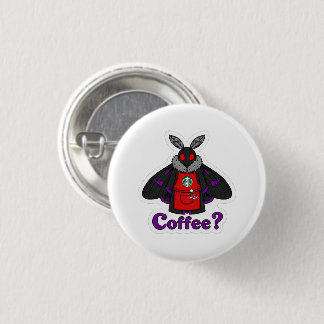 Badge Rond 2,50 Cm Moth Full Of Coffee Christmas Edition