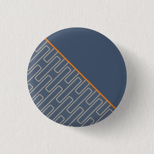 Badge Rond 2,50 Cm Motif abstrait géométrique 2 (Devant)