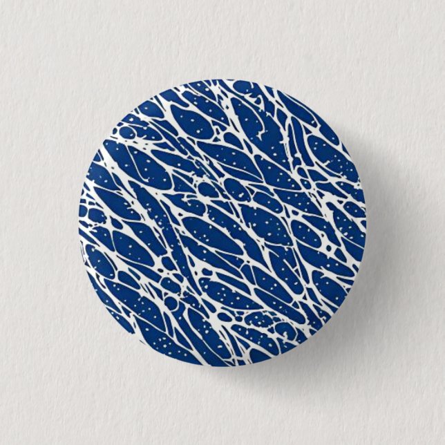 Badge Rond 2,50 Cm Motif bleu marine (Devant)