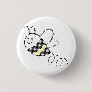 Badge Rond 2,50 Cm Motif croisé Imprimer Abee mignonne