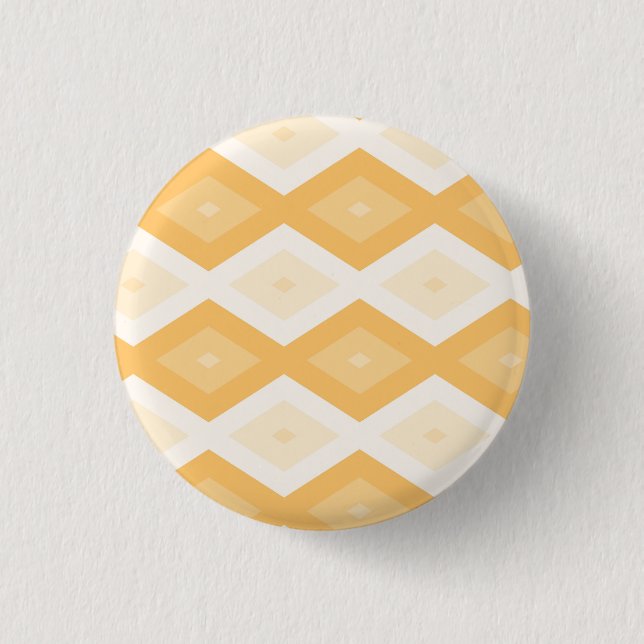 Badge Rond 2,50 Cm Motif de diamant jaune (Devant)