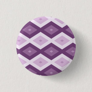 Badge Rond 2,50 Cm Motif de diamant violet