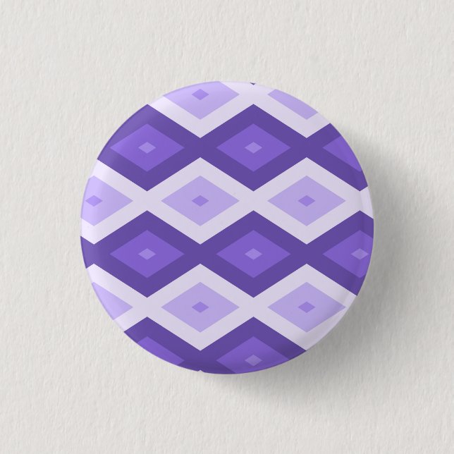 Badge Rond 2,50 Cm Motif de diamant violet (Devant)