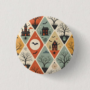 Badge Rond 2,50 Cm Motif de fantôme sombre