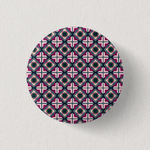 Badge Rond 2,50 Cm Motif de formes carré