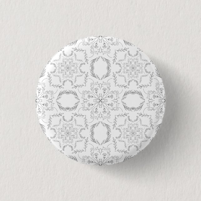 Badge Rond 2,50 Cm Motif mandala (Devant)