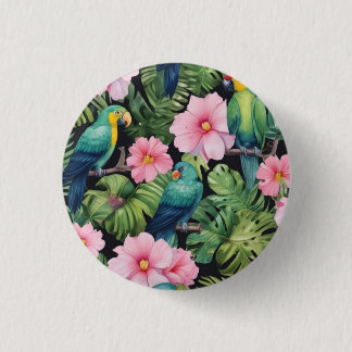 Badge Rond 2,50 Cm Motif Sakura Blossom